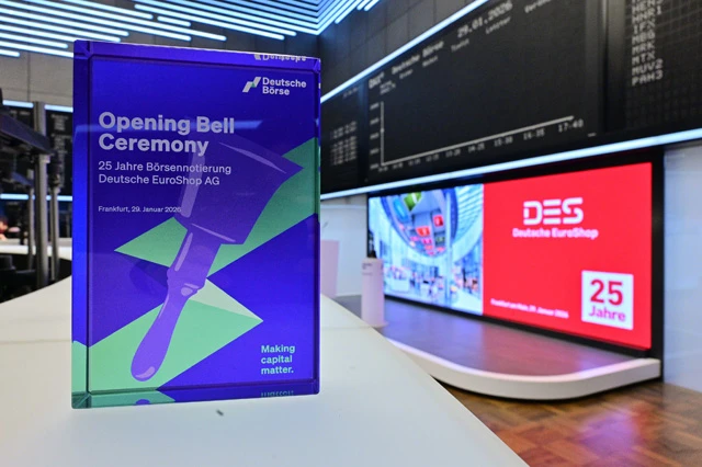 25 Jahre Deutsche EuroShop an der Börse - ein Jubiläum, ein Ort, ein Team